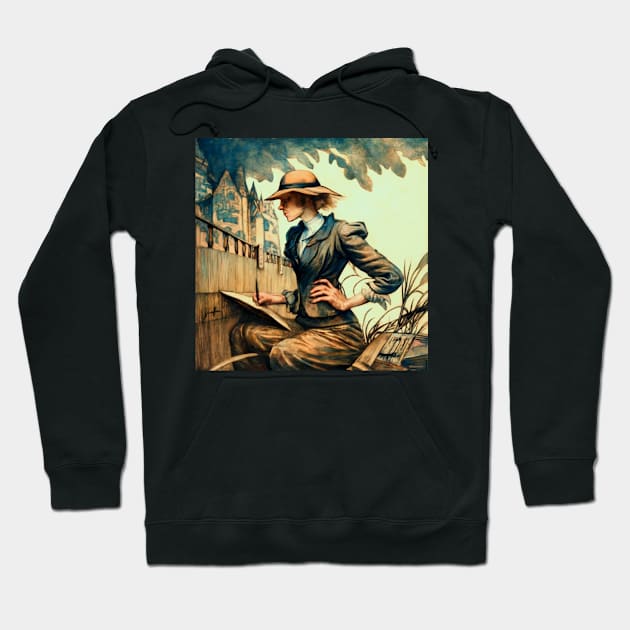 Plein Air Artist Hoodie by JimDeFazioPhotography